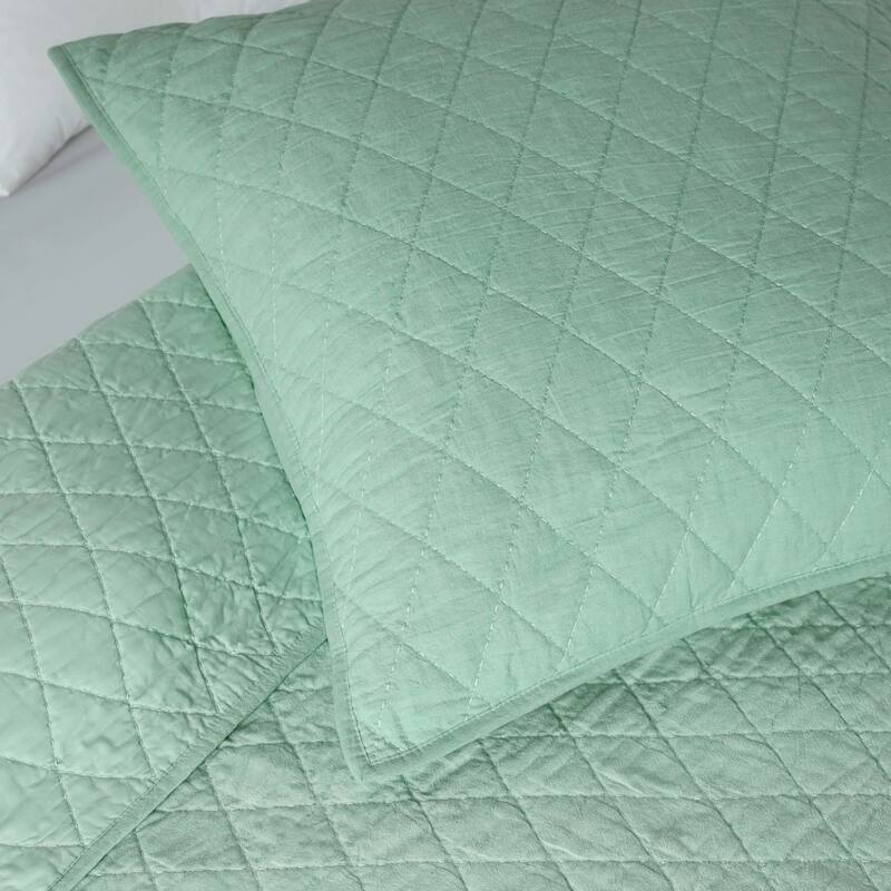 Southern Tide Cedar Island Euro Sage Sham