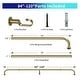 preview thumbnail 75 of 98, Energy-saving Wraparound Adjustable French Blackout Curtain Rod Set