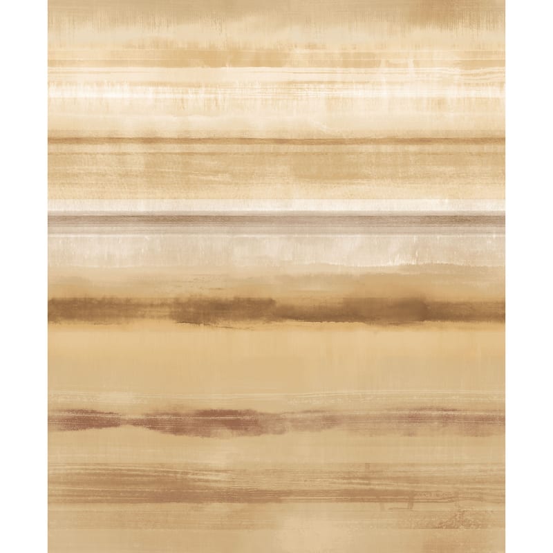 Galerie Wallcoverings Atmosphere Skye Stripe Non-woven Matte Wallpaper Roll - 33 feet x 21 inches - Gold