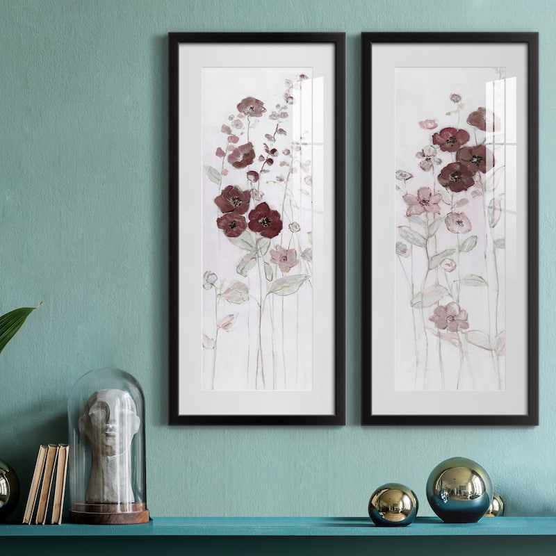 Fields of Burgundy I-Premium Gallery Framed Print - Ready to Hang