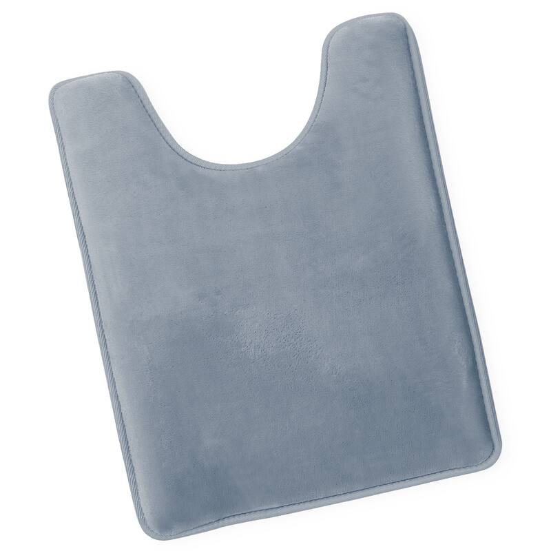 Clara Clark Ultra Soft Plush Bathroom Rug - Non-Slip, Velvet, Memory Foam Bath Mat - Set of 2