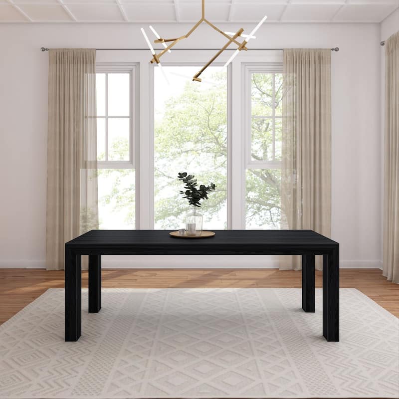 Plank and Beam Modern Solid Wood Dining Table - 84"
