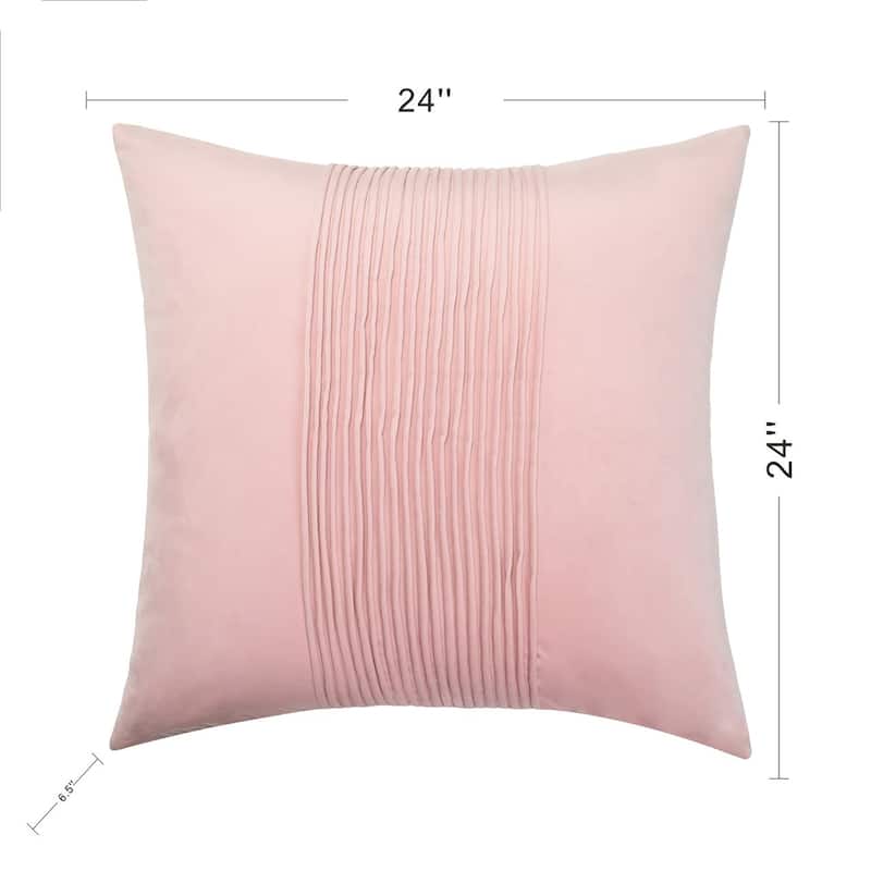 StyleCraft Dann Foley - Tuxedo - Velvet Tux Pleat Pillow