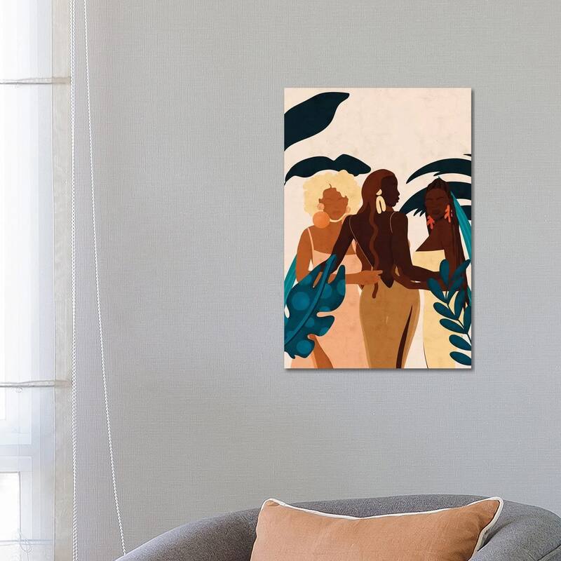 iCanvas "Sisters" by Reyna Noriega Canvas Print - 26x18x1.5