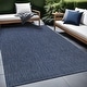 preview thumbnail 2 of 9, Aloha Washable Solid Indoor Outdoor Area Rug Patio Deck Living Room