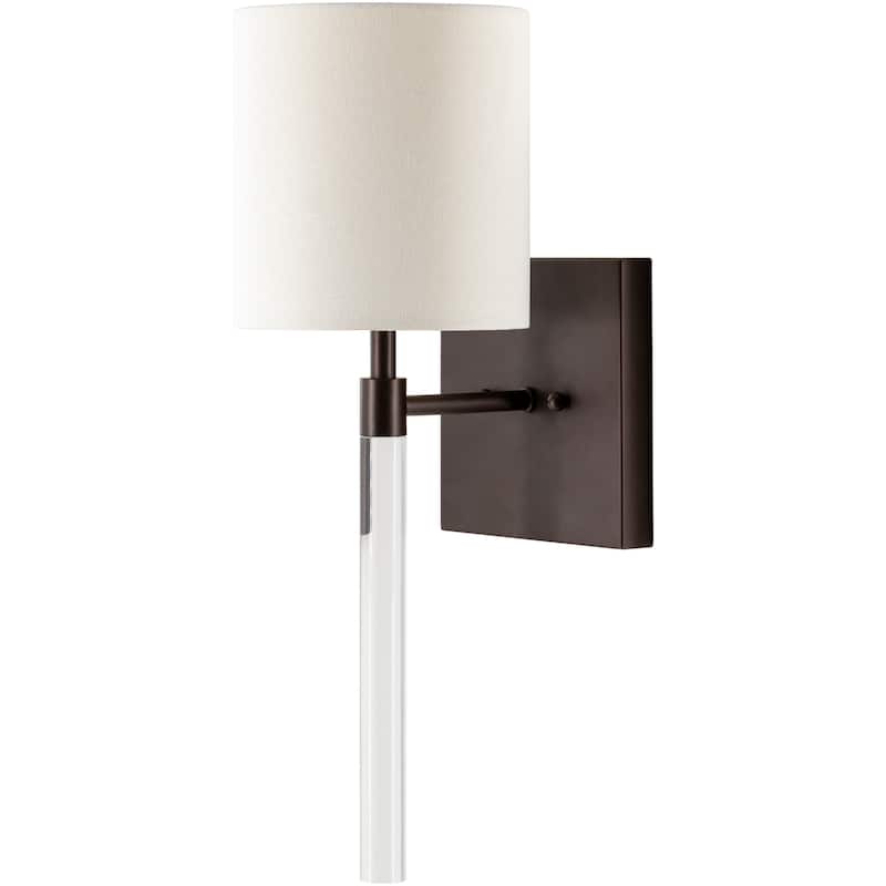 Lido Mod Acrylic 1-light Wall Sconce - 21"H x 9"W x 7"D