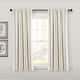 Lush Decor Farmhouse Stripe Yarn Dyed Cotton Window Curtain Panel Pair - Neutral - 63" x 42"