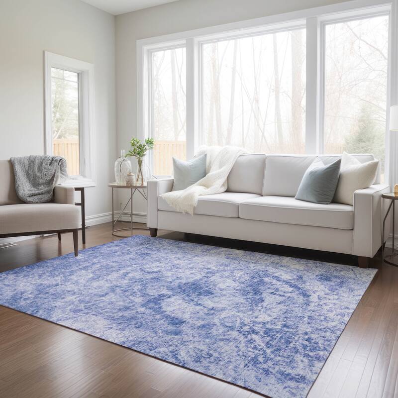 Dava Artistic Abstract Weather Resistant Versatile Elegance Outdoor Rug