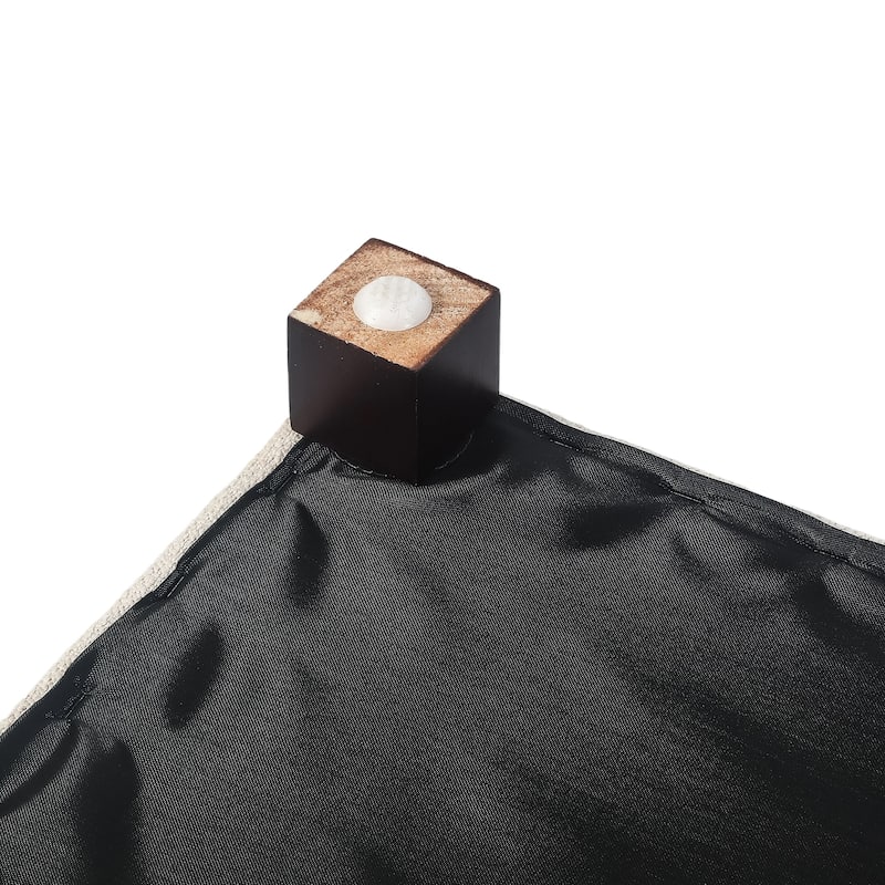 Adeco Rectangle Storage Ottoman Bench for Living Room Bedroom