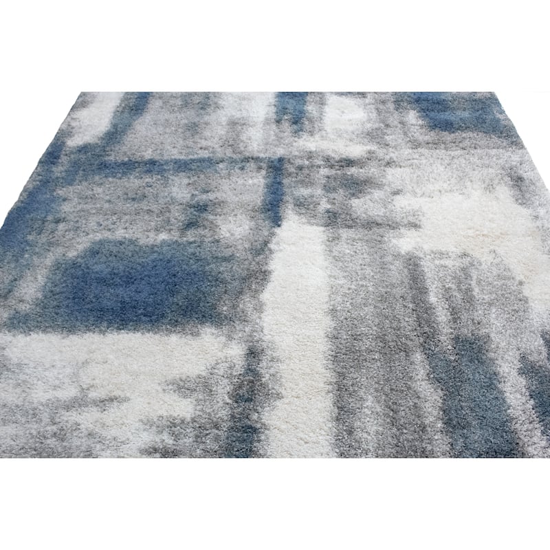 Noori Rug Lux Walsh Abstract Modern 2-inch Thick Shag Rug