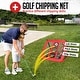 preview thumbnail 6 of 6, Zealfeel Golf Practice Net 10x7FT with Chipping Target, Mat, Balls & Carry Bag, Indoor/Outdoor Use - Red
