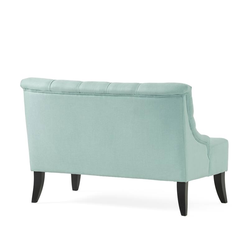 Nicole Polyester Blend Fabric Settee by Christopher Knight Home - 29.25"L x 43.75"W x 30.50"H