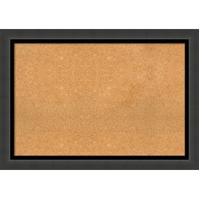 Tuxedo Black Framed Cork Bulletin Memo Board
