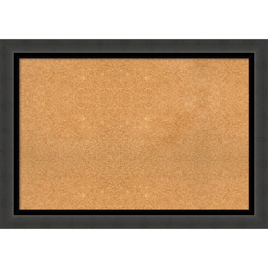 Tuxedo Black Framed Cork Bulletin Memo Board