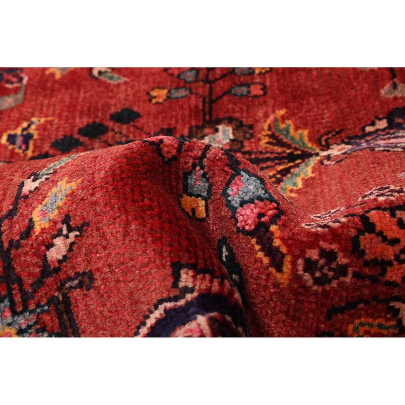 ECARPETGALLERY Hand-knotted Anadol Red Wool Rug - 3'6 x 13'0