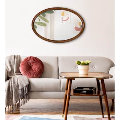 Kate and Laurel Pao Round Framed Wall Mirror