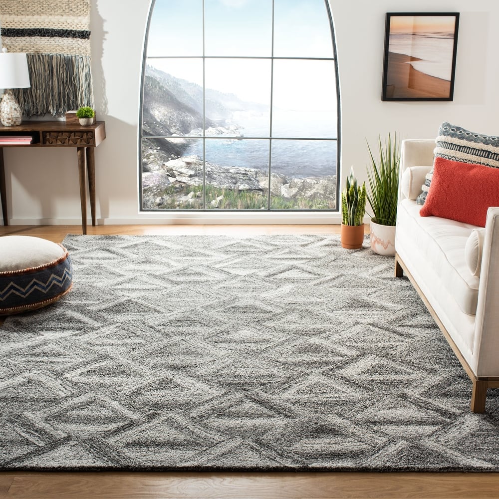 SAFAVIEH Handmade Abstract Gulshara Modern Wool Rug