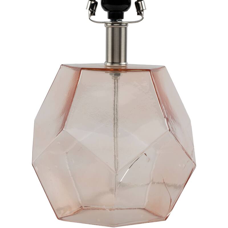 Artistic Weavers Eudorax Geometric Glass 19-inch Table Lamp - 19"H x 11"W x 11"D