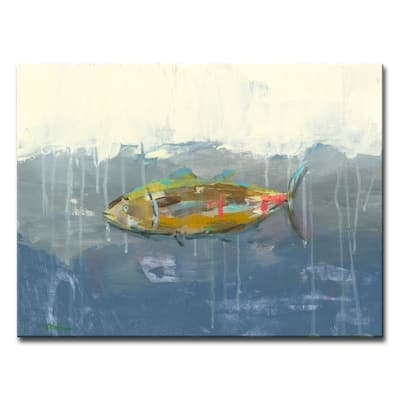 Tuna in Water' Ready2HangArt Canvas by Leslie Owens