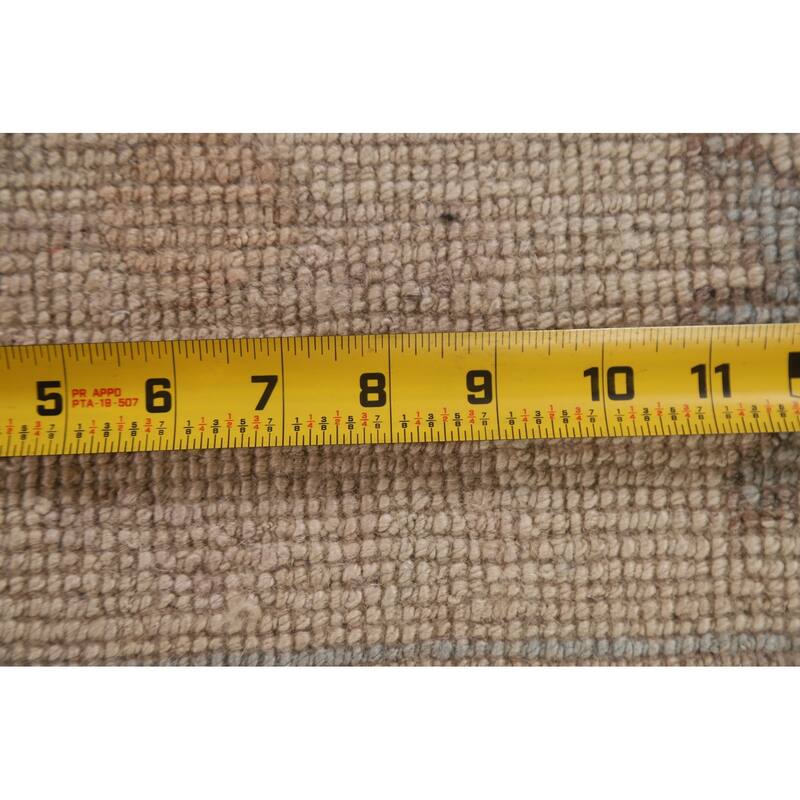 Floral Oushak Turkish Runner Rug Hand-knotted Oriental Wool Carpet - 2'8"x 9'0"