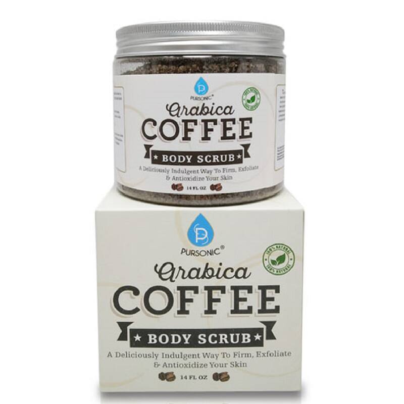 Pursonic Natural Arabica Coffee Body Scrub 14 Oz