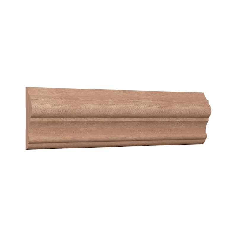 WM397 1-in D x 3-1/2-in W x 96-in L Americraft Solid Hardwood Stain Grade Chair Rail Moulding