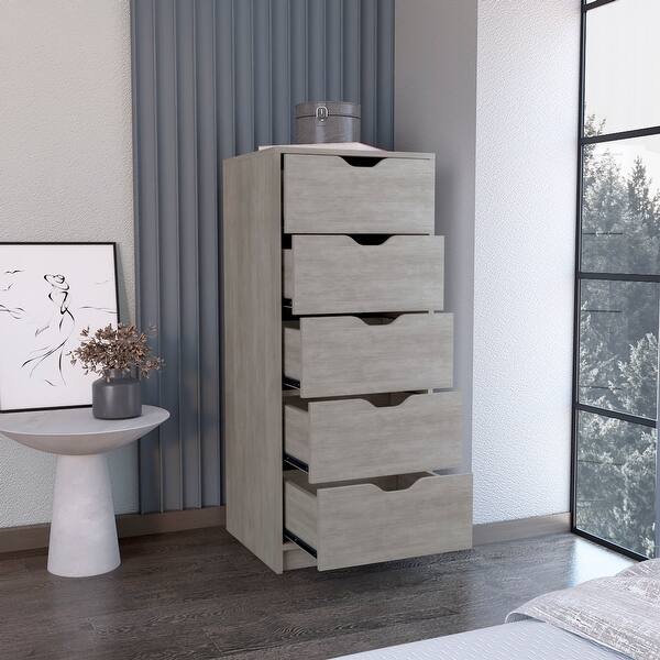 small dresser grey Angel Silver Dresser