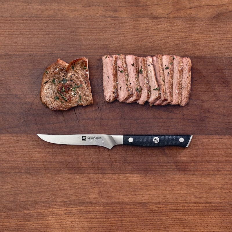 ZWILLING Spectrum 4-pc Steak Knife Set with Wood Presentation Box - Black