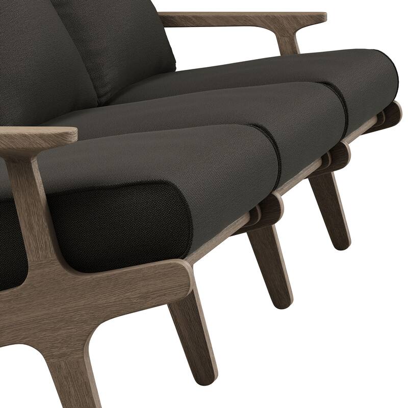 Saratoga Outdoor Patio Teak Sofa