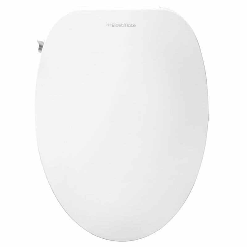 BidetMate 700 Series Electronic Smart Toilet Seat w/Dryer - White - Fits Elongated Toilets
