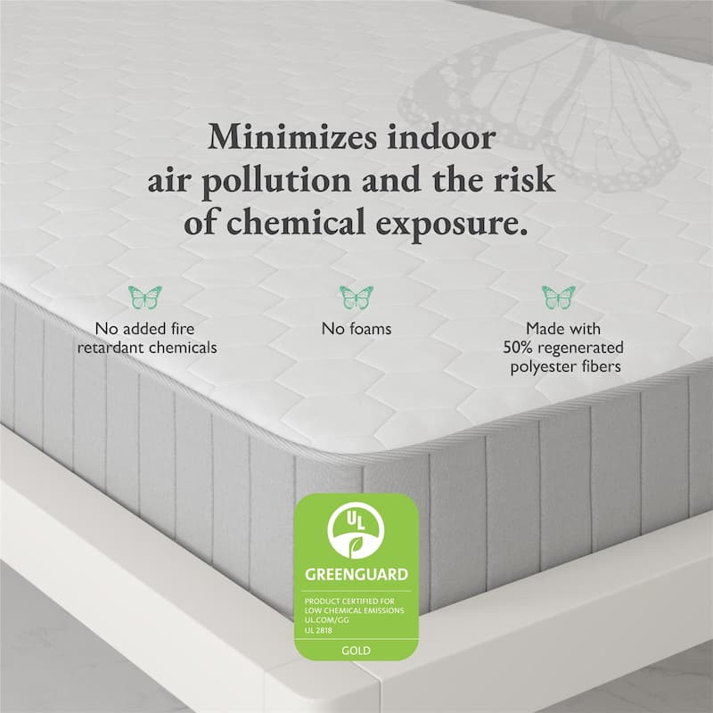 Little Seeds Moonglow 6 Inch Reversible Innerspring Mattress in a Box