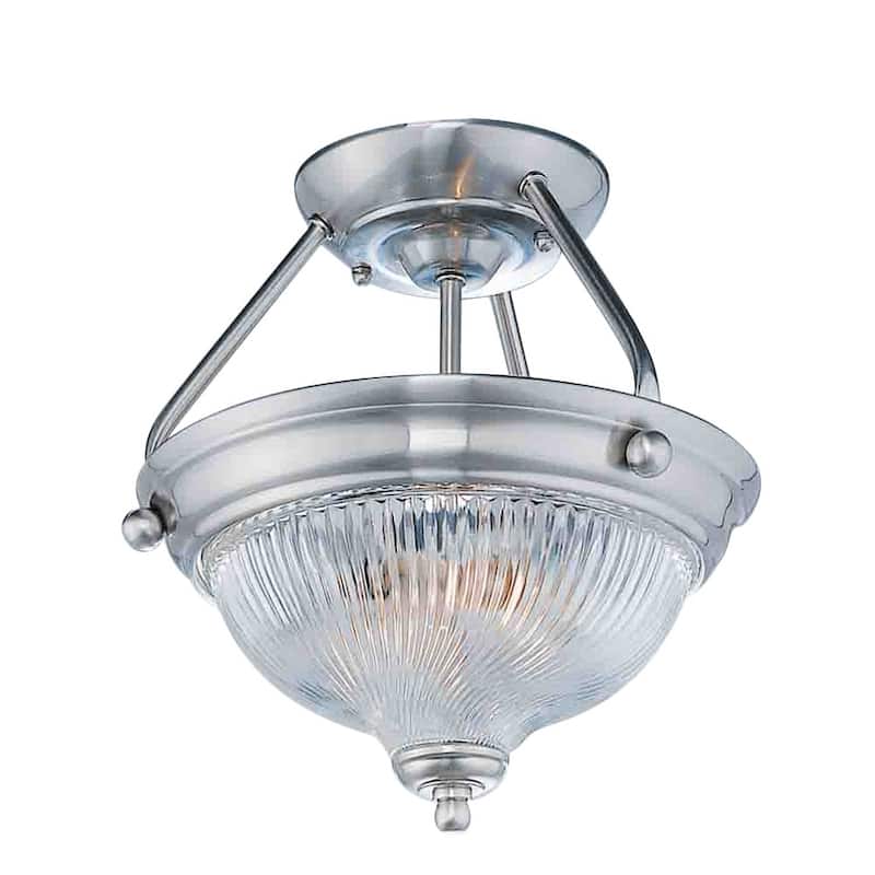 Volume Lighting 3 Light Semi-Flush Ceiling Fixture