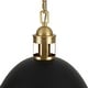 preview thumbnail 15 of 23, Mid-Century Modern 1-Light Bell Dome Large Pendant Light 17.7in