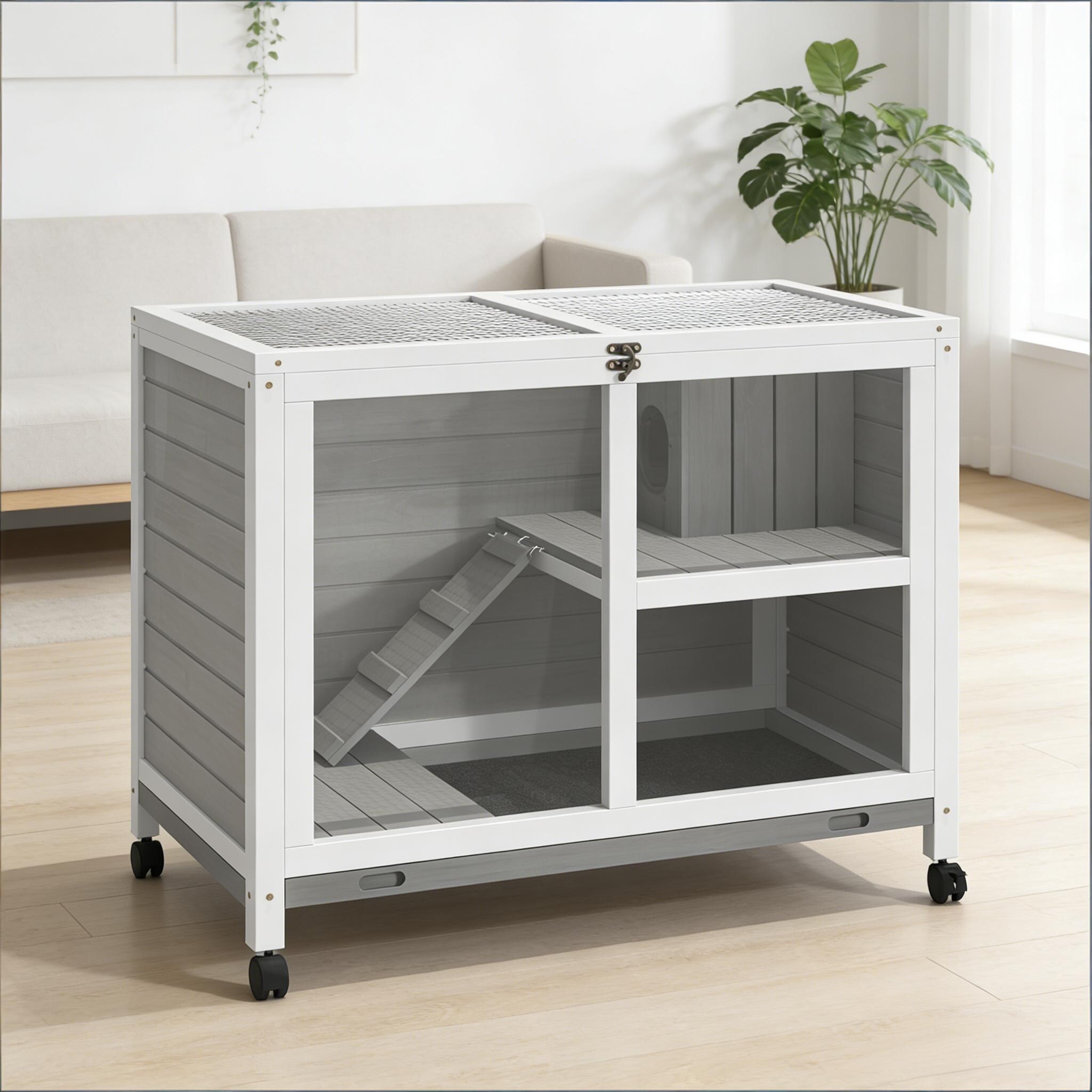 Bunny-Cage-with-Wheels,Small-