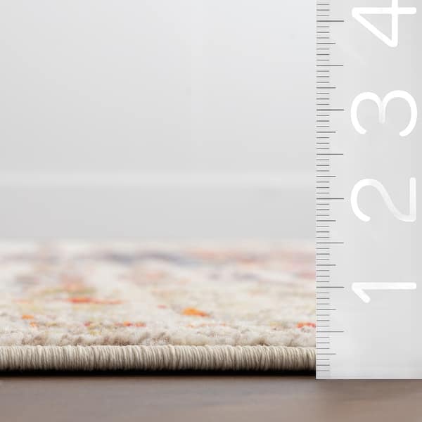 dimension image slide 0 of 2, Nuloom Distressed Persian Sarita Area Rug