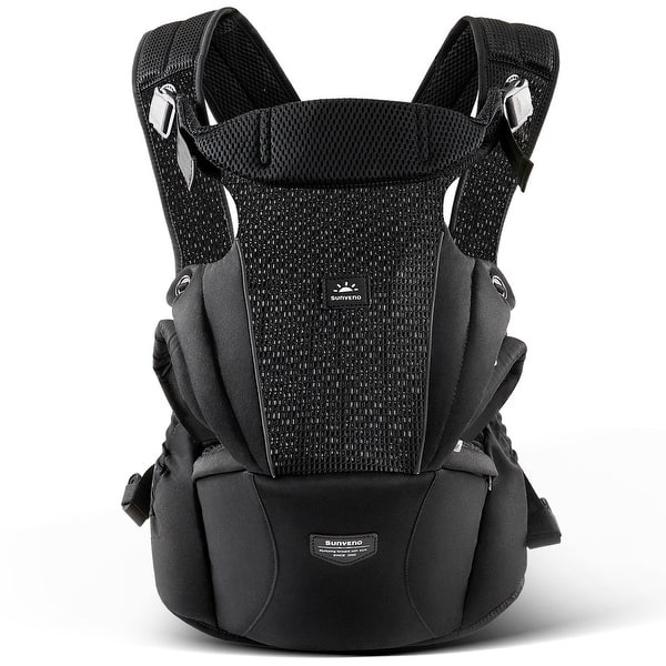 slide 2 of 11, Sunveno All-in-One Baby Carrier Black
