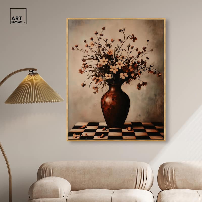 Antique Anthos Aria Canvas by Art Remedy