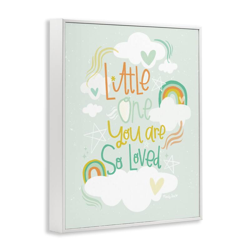 Stupell Little One You Are Loved Framed Giclee Art Design By Mandy Ford Art + Illustration