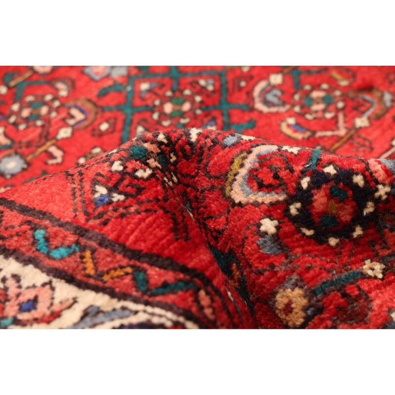 ECARPETGALLERY Hand-knotted Andelz Red Wool Rug - 2'8 x 9'6