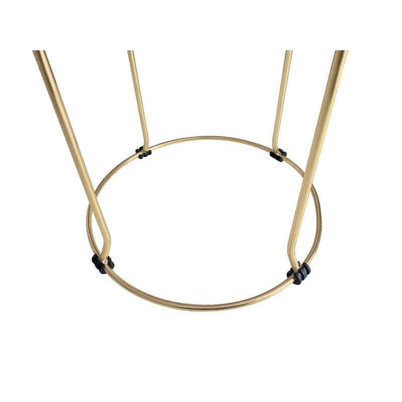 Carmilla Collection Vinyl Upholstered Stools (Set of 4)