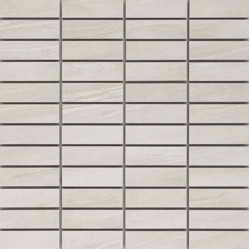Emser Tile Technique - 12" x 12" Rectangle Linear Mosaic Floor and
