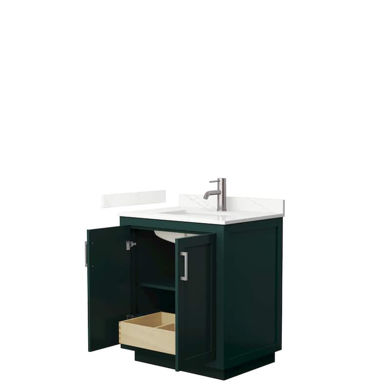 Miranda 30-inch Single Vanity, Quartz Top