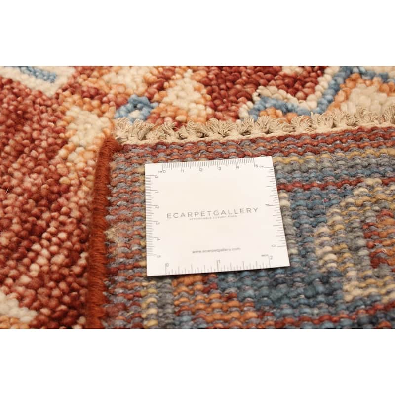 ECARPETGALLERY Hand-knotted Jules Serapi Red Wool Rug - 2'7 x 7'10