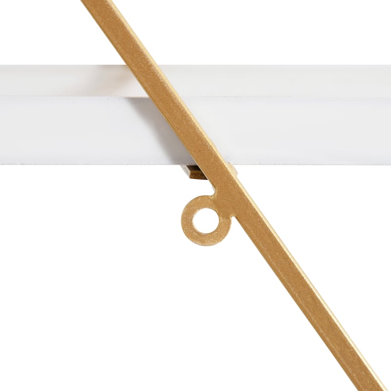 Kate and Laurel Daxton Modern Geometric Wall Shelf