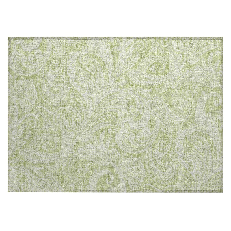 Machine Washable Indoor/ Outdoor Chantille Traditional Paisley Rug