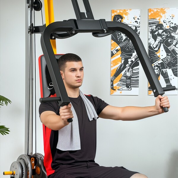 Soozier Chest Fly Machine and Chest Press Station - Bed Bath