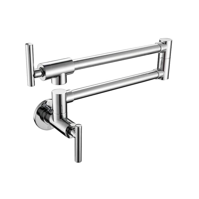 Indigo Home Wall Mounted Pot Filler - Chrome