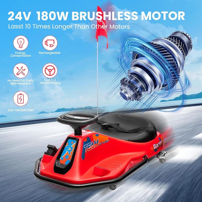 24V Ride On Drifting Go Kart