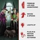 preview thumbnail 4 of 17, Haunted Hill Farm Gretel and Hildie the Wicked Cauldron Witches, Premium Talking Halloween Animatronic, Plug-In