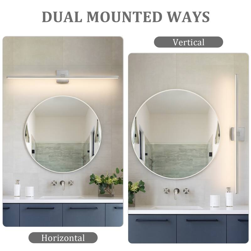 Modern Vanity Lighting Fixtures 24/32/39'' Bathroom Vanity Lights Over Mirror Wall Sconce for Bathroom